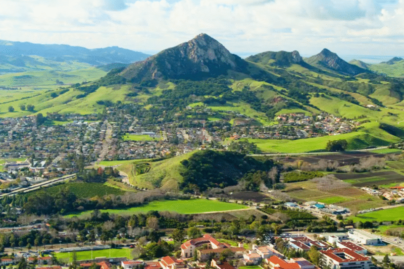 Aerial view of San Luis Obispo